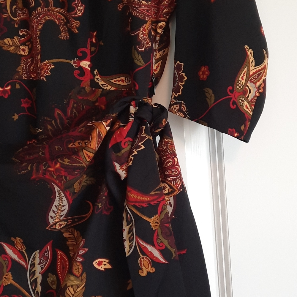 Wrap dress.